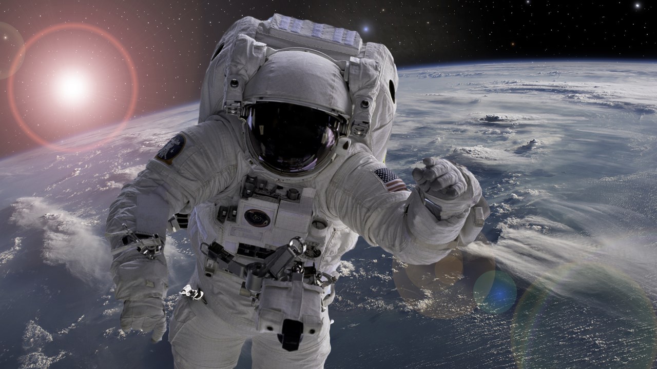 Astronaut on Space