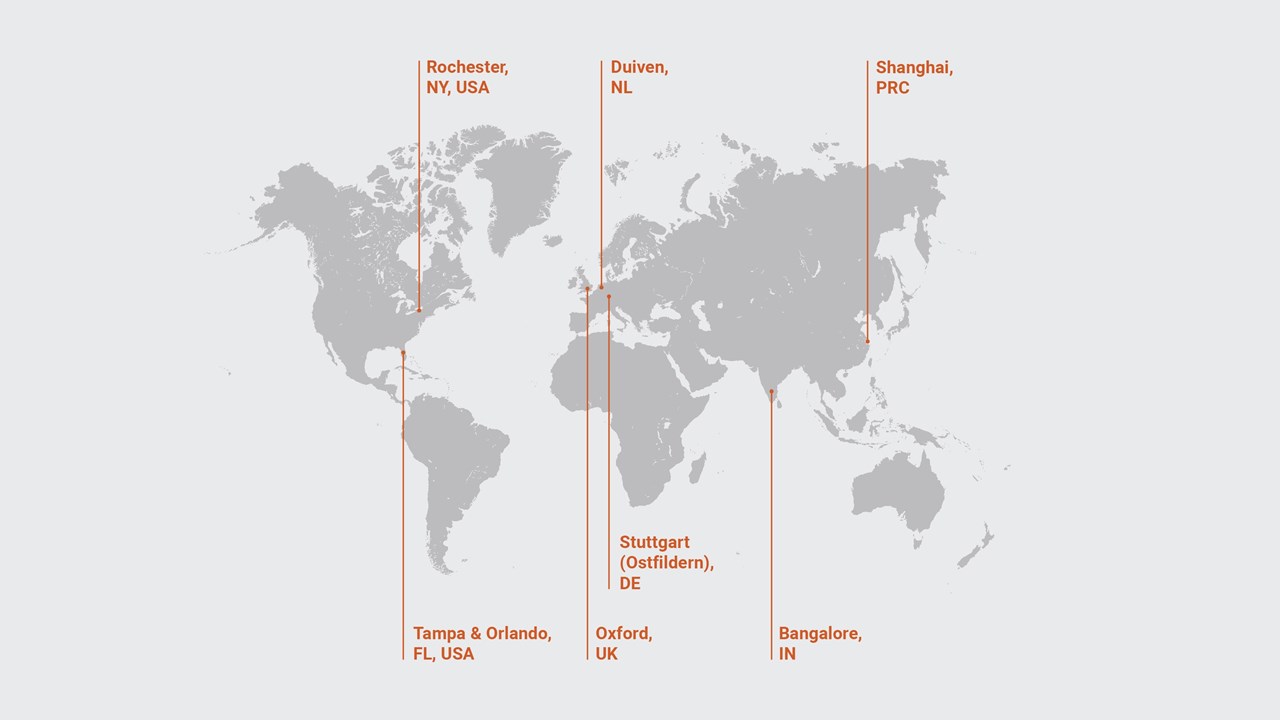 global manufacturing and supply locations