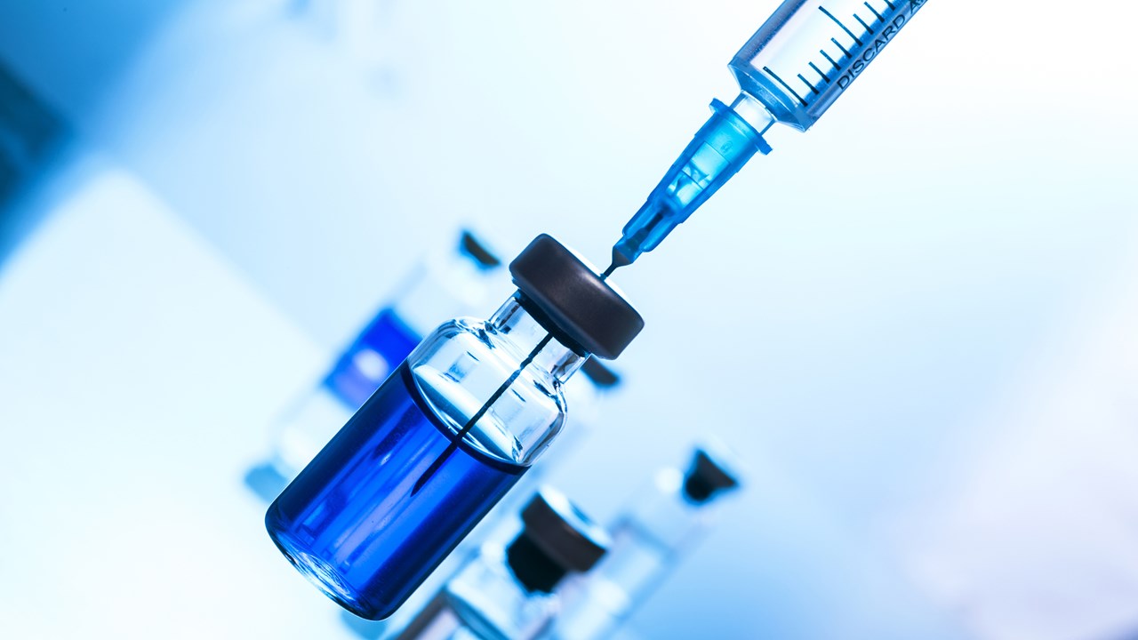 医学概念疫苗接种图