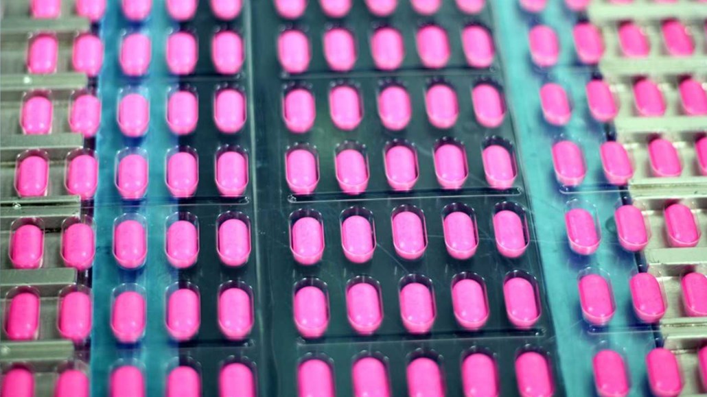 pink pharmaceutical plls in a pack