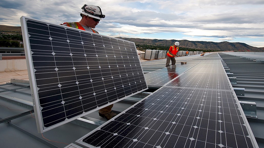solar panel installation